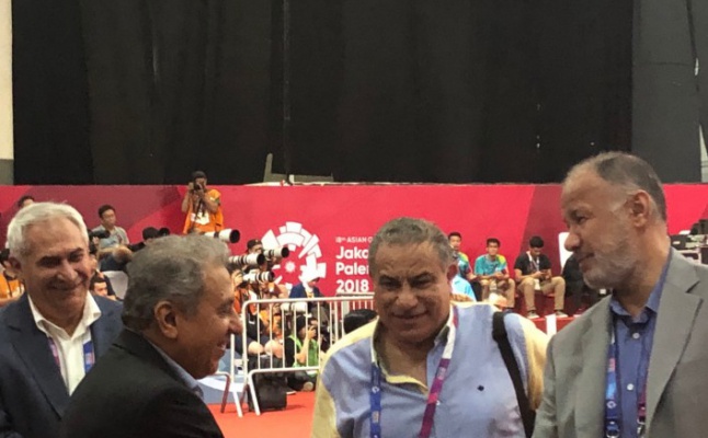 Asian Games Today: The IWF President Visit the Venue.